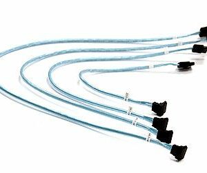 Supermicro SATA Set of Round Straight-Right Angle 56/45.5/35/23cm Cable
