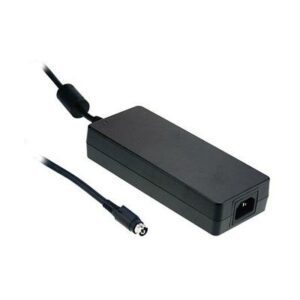 Mean Well AC-DC Industrial desktop adaptor with PFC; Output 24Vdc at 6.67A; 3 pole AC inlet IEC320-C14