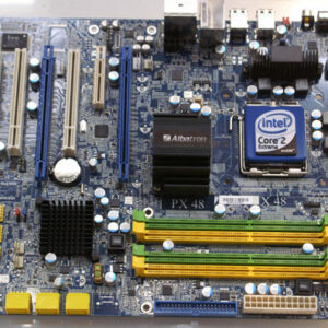 Intel Albatron PX48 motherboard with socket LGA775